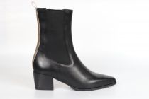 Bottines Femme Reqins Lausanne Noir / Gold