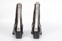 Bottines Femme Reqins Lausanne Noir / Gold