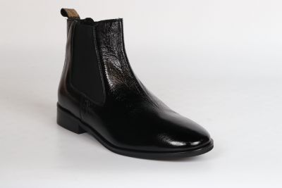 Bottines Femme Reqins Zellie Noir / Or