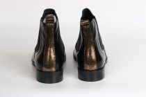 Bottines Femme Reqins Zellie Noir / Or