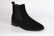 Bottines Femme Reqins Zellie Velours Noir