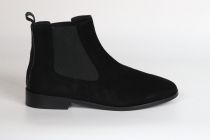 Bottines Femme Reqins Zellie Velours Noir