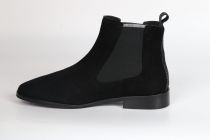 Bottines Femme Reqins Zellie Velours Noir