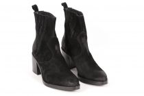 Bottines femme SP08 Tamara Camoscio Velour Noir