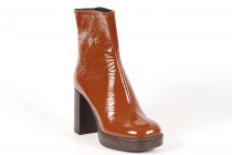 Bottines Femme SP08 Tea Vernis Camel