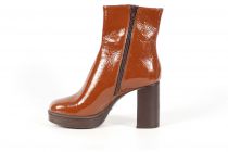 Bottines Femme SP08 Tea Vernis Camel