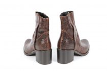 Bottines femme SP08 Tecla Python Camel