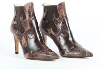 Bottines femme talon haut et tige élastiquée Lodi RIDE-SR Chocolat (Pardo)