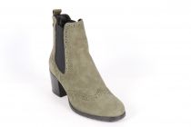 Bottines femme Tamaris 1-25005-25 Velour Olive