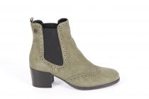 Bottines femme Tamaris 1-25005-25 Velour Olive