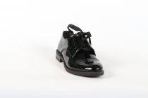 Derbies bas Myma 6006MY / 00 Croco Noir/ Vernis Noir