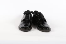 Derbies bas Myma 6006MY / 00 Croco Noir/ Vernis Noir
