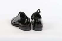 Derbies bas Myma 6006MY / 00 Croco Noir/ Vernis Noir