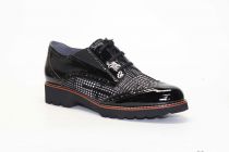 Derbies Femme Fugitive Cyroco Vernis Noir / Wales