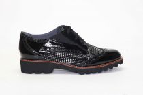 Derbies Femme Fugitive Cyroco Vernis Noir / Wales