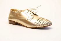 Derbies Femme Fugitive Gleny Cuir Or