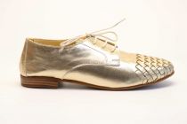 Derbies Femme Fugitive Gleny Cuir Or