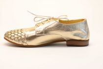 Derbies Femme Fugitive Gleny Cuir Or