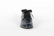 Derbies Femme Fugitive Herne Crolief (Vernis crack) Navy