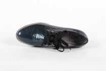 Derbies Femme Fugitive Herne Crolief (Vernis crack) Navy