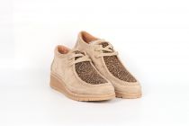 Derbies Femme Fugitive Kelvine Velours Artic