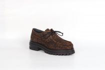 Derbies Femme Reqins Sasha Velours Chamois