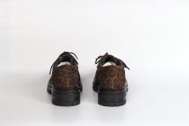 Derbies Femme Reqins Sasha Velours Chamois