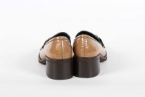 Mocassins Femme à Talon SP08 Dora Naplack Taupe