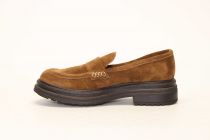 Mocassins Femme Aliwell Basil Velours Camel