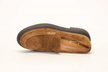 Mocassins Femme Aliwell Basil Velours Camel