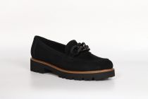 Mocassins Femme Gabor 75.240.17 Velours Noir