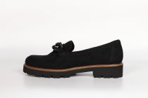 Mocassins Femme Gabor 75.240.17 Velours Noir
