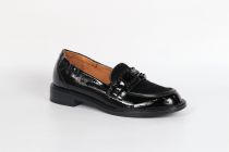Mocassins Femme Mamzelle Berca Patent Noir
