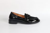 Mocassins Femme Mamzelle Berca Patent Noir