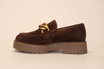 Mocassins Femme NeroGiardini I305110D/305 Velour castagno