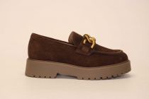 Mocassins Femme NeroGiardini I305110D/305 Velour castagno