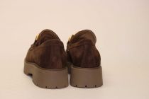 Mocassins Femme NeroGiardini I305110D/305 Velour castagno