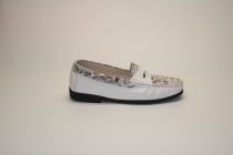 Mocassins Femme Ottilia Astrion Vernis Blanc