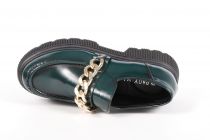 Mocassins femme Paoyama HAYA Abrasivato Verde