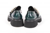 Mocassins femme Paoyama HAYA Abrasivato Verde