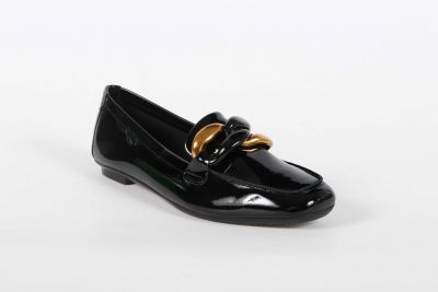 Mocassins Femme Reqin\'s Hook vernis Noir