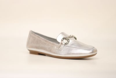 Mocassins Femme Reqins TT-10690 Hamilton Eclat Argent