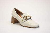 Mocassins Femme SP08 Dora Bottolato Bianco