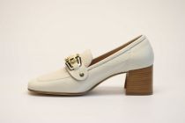 Mocassins Femme SP08 Dora Bottolato Bianco