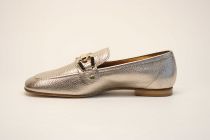 Mocassins Femme SP08 Mina Bottolato laminato Platino