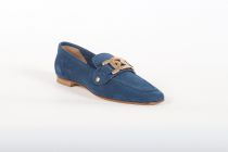 Mocassins Femme SP08 Mina Camoscio Blu (Velours Bleu)