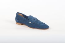 Mocassins Femme SP08 Mina Camoscio Blu (Velours Bleu)