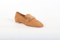 Mocassins Femme SP08 Mina Camoscio Cuoio (Velours Camel)