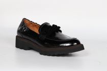 Moccassins Femme Fugitive Cycluz Vernis Noir