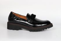 Moccassins Femme Fugitive Cycluz Vernis Noir